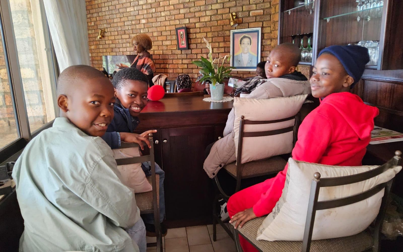 Children enjoying fellowship